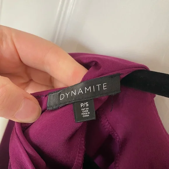 Dynamite Romy Open-Back Silky Blouse - Picture 9 of 15